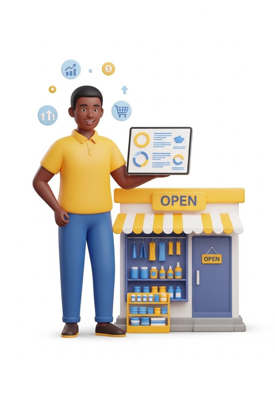 Vendor illustration